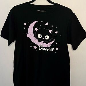 Hello Kitty Chococat Black T-Shirt- Size M